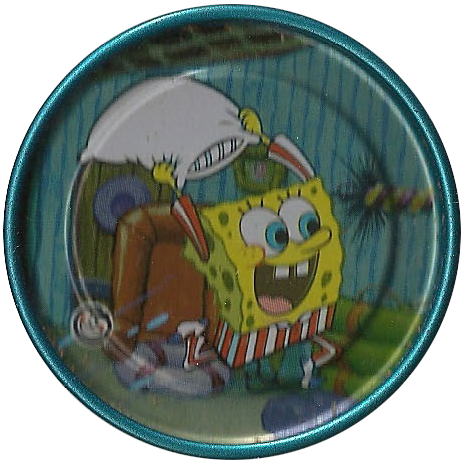 Lot of 25 HOLOGRAPHIC SHINY Tazos SpongeBob Mexico Sabritas SpongeBob tazo good